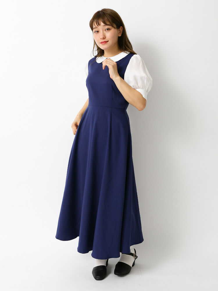 助けてくれるワンピース ロング丈 Lebecca Boutique レベッカブティック のワンピース Lebecca Boutique レベッカ ブティック